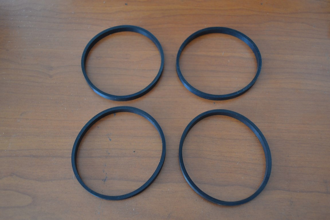Kit 4 joints caoutchouc de chemise de piston Peugeot 403 404 504 J7 D4A