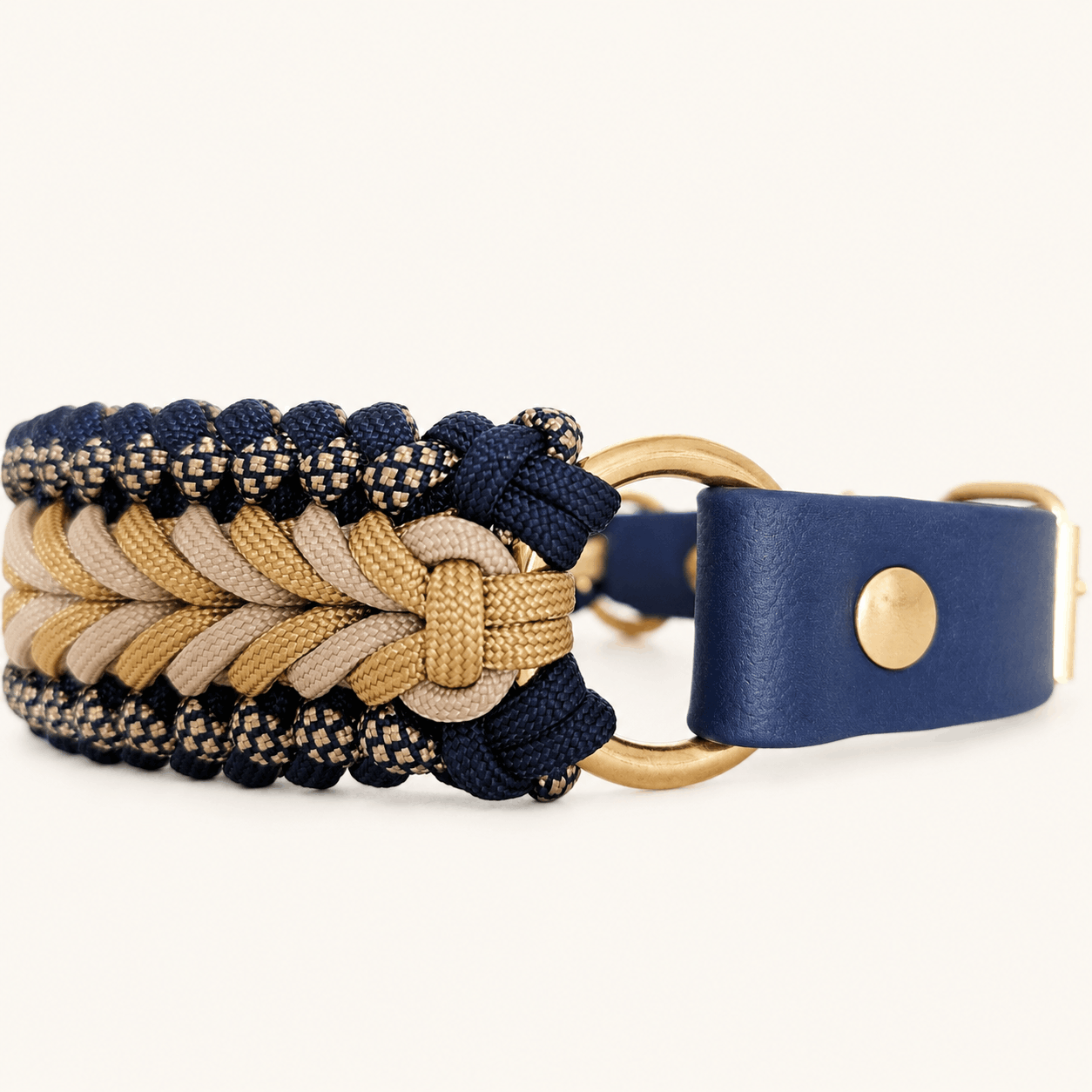 collier-chien-paracorde-bleu-marine-biothane-tresse