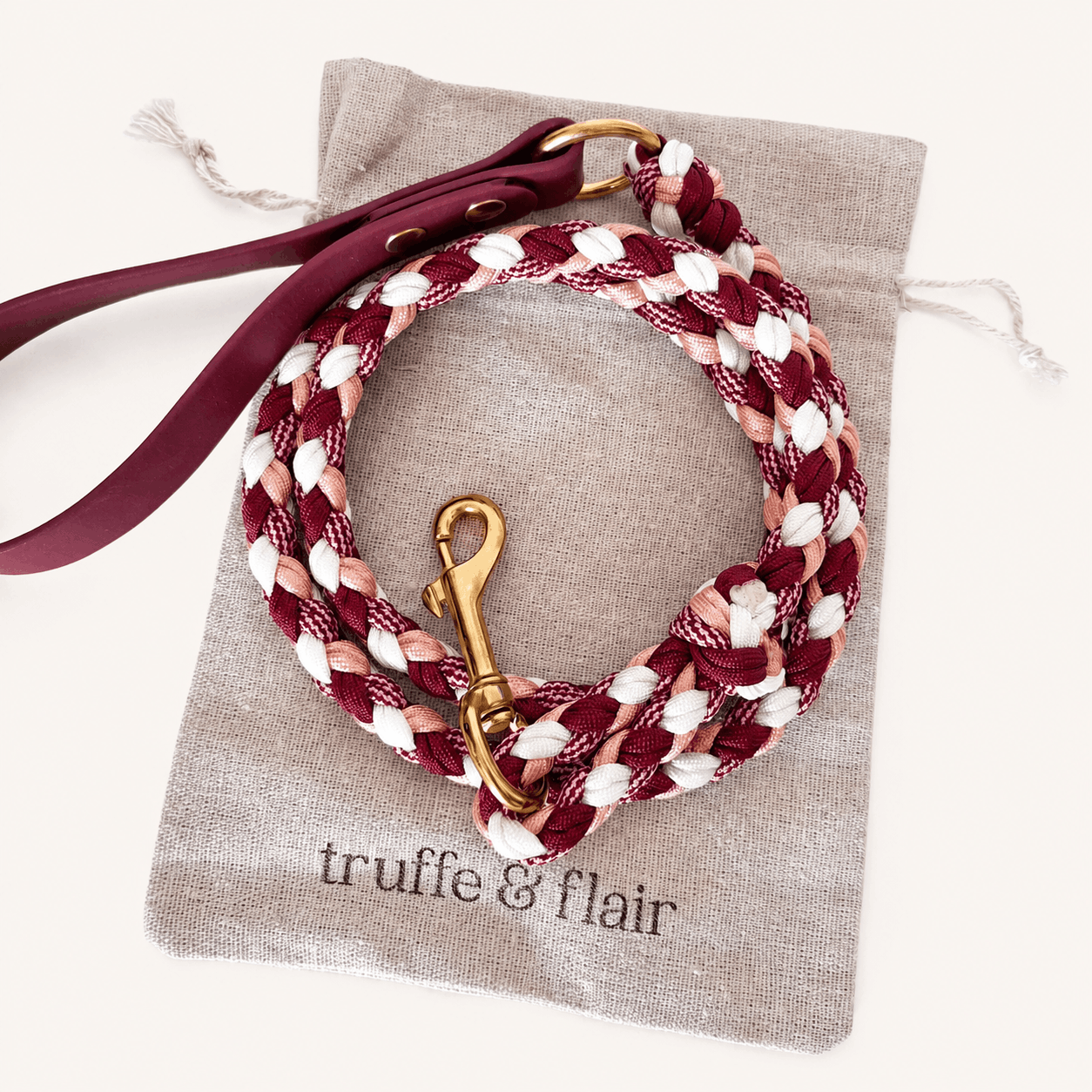 truffeetflair-laisse-biothane-paracorde-orange-chien