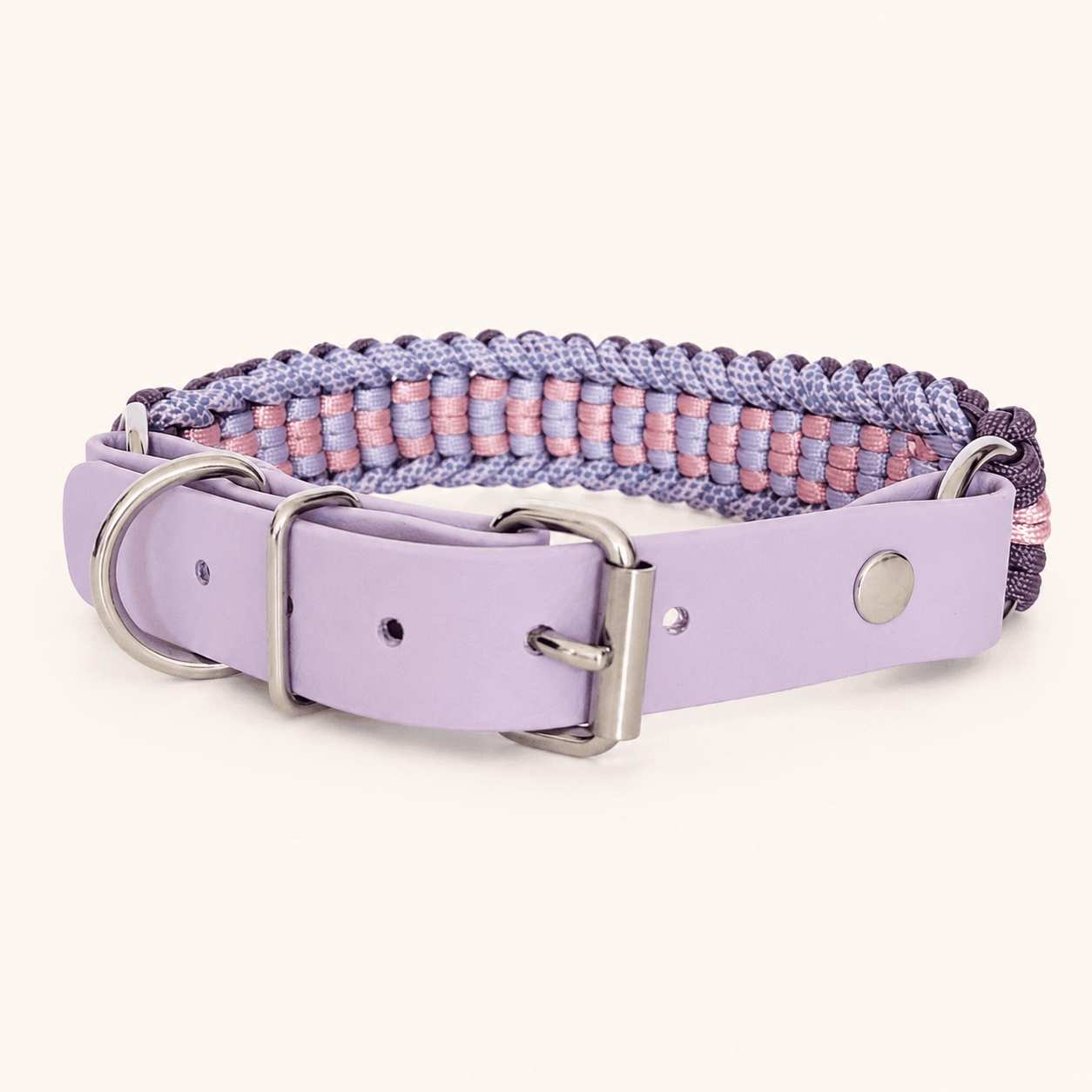 collier-paracorde-lilas-biothane-tresse