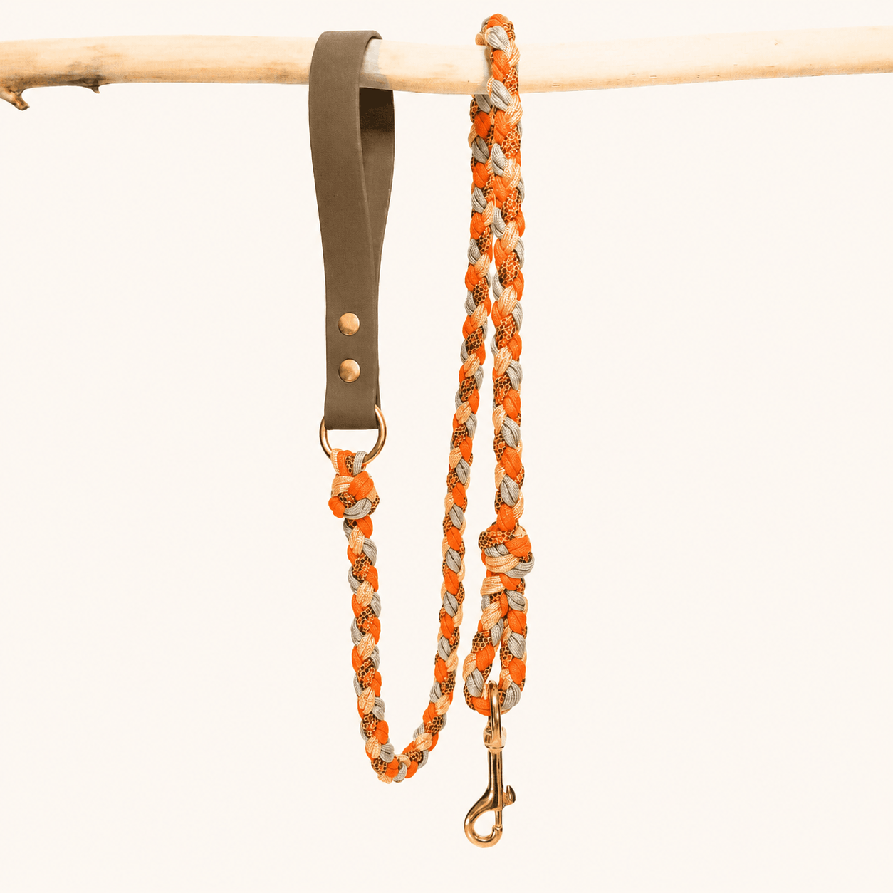 laisse-biothane-paracorde-orange-chien