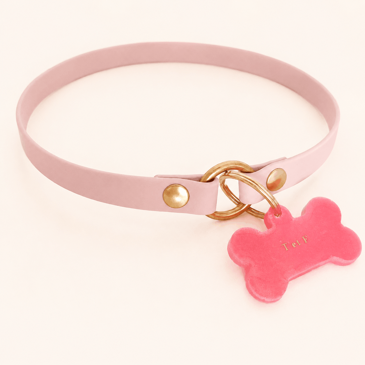 collier-biothane-porte-medaille-chien-rose-truffeetflair