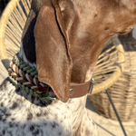 collier-chien-paracorde-marron-vert-biothane-tresse-1
