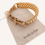 collier-chien-jaune-paracorde-biothane-tresse-truffeflair
