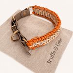 truffeflair-collier-chien-orange-paracorde-biothane-tresse