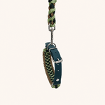 laisse-collier-biothane-paracorde-vert-chien