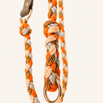 laisse-paracorde-biothane-orange-chien
