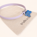 truffeetflair-collier-biothane-porte-medaille-chien-lilas