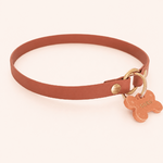 collier-biothane-porte-medaille-chien-camel-truffeetflair