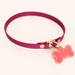 collier-biothane-porte-medaille-chien-bordeaux-truffeetflair