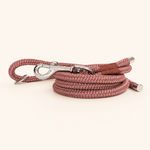 laisse-chiens-paracorde-vieux-rose