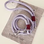laisse-chiens-paracorde-lilas-truffeetflair