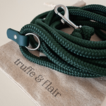 laisse-mains-libres-multipositions-paracorde-vert-chien-truffeetflair