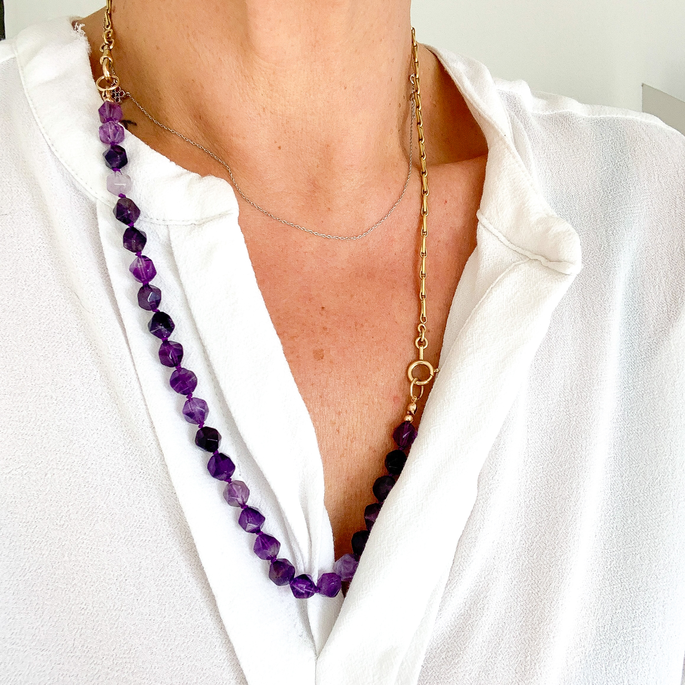Collier Josette Améthyste
