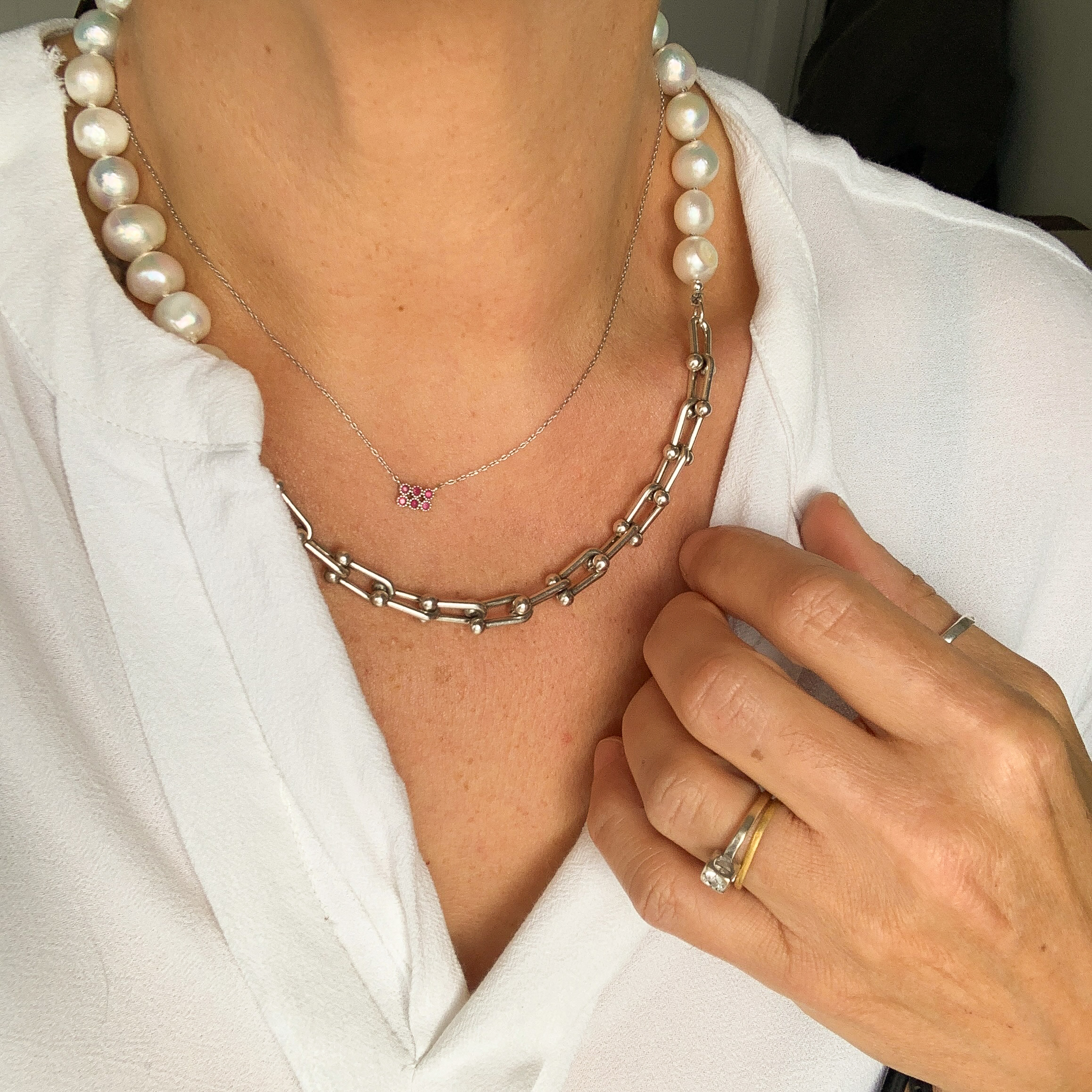 Collier Mix Argent