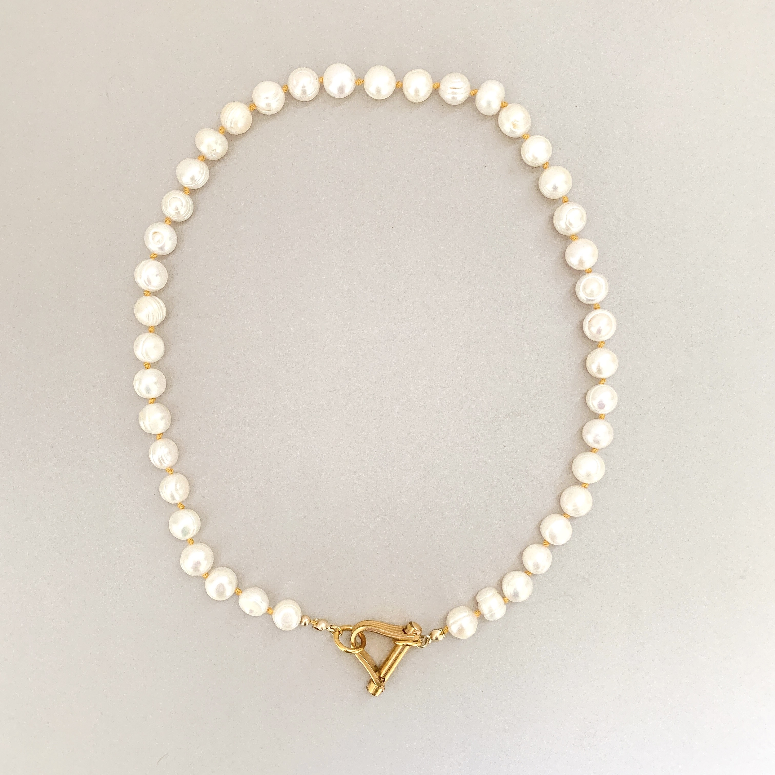 Le collier upcyclé LOCK Perles
