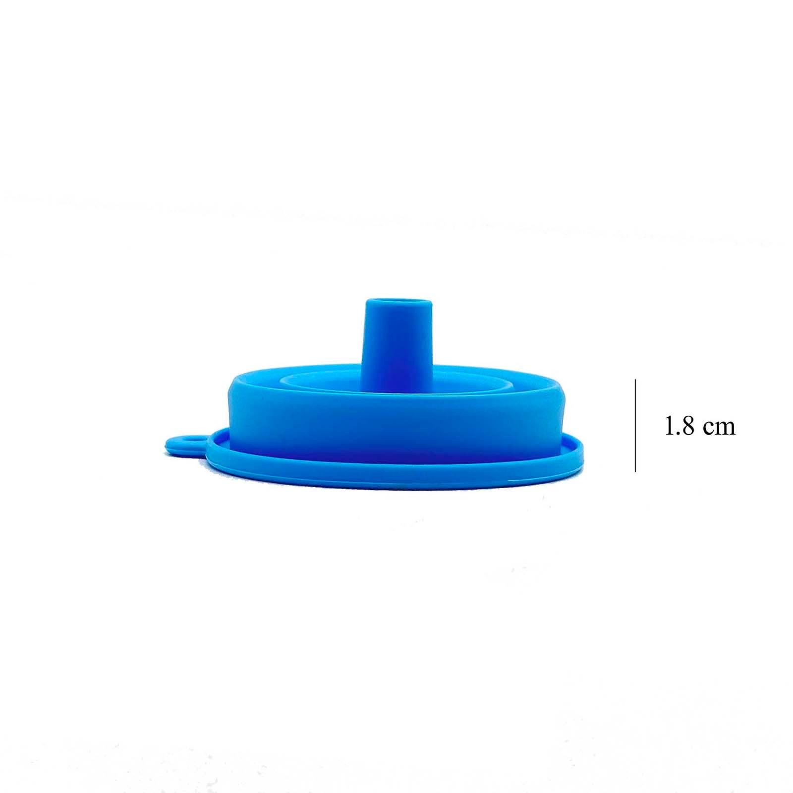 Entonnoir en silicone rétractable pliant plié épaisseur