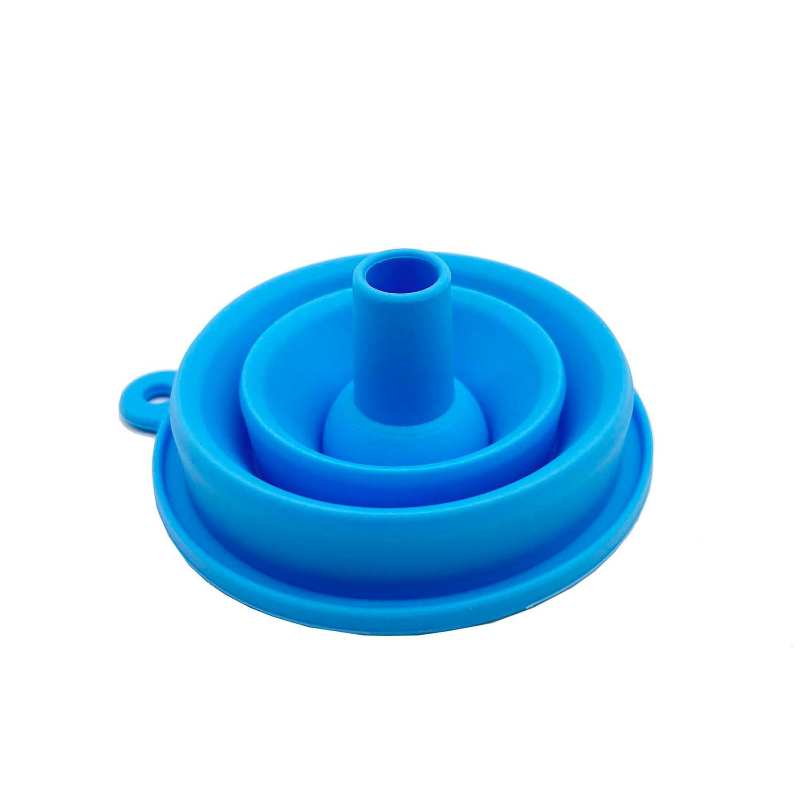 Entonnoir en silicone rétractable plié 3/4