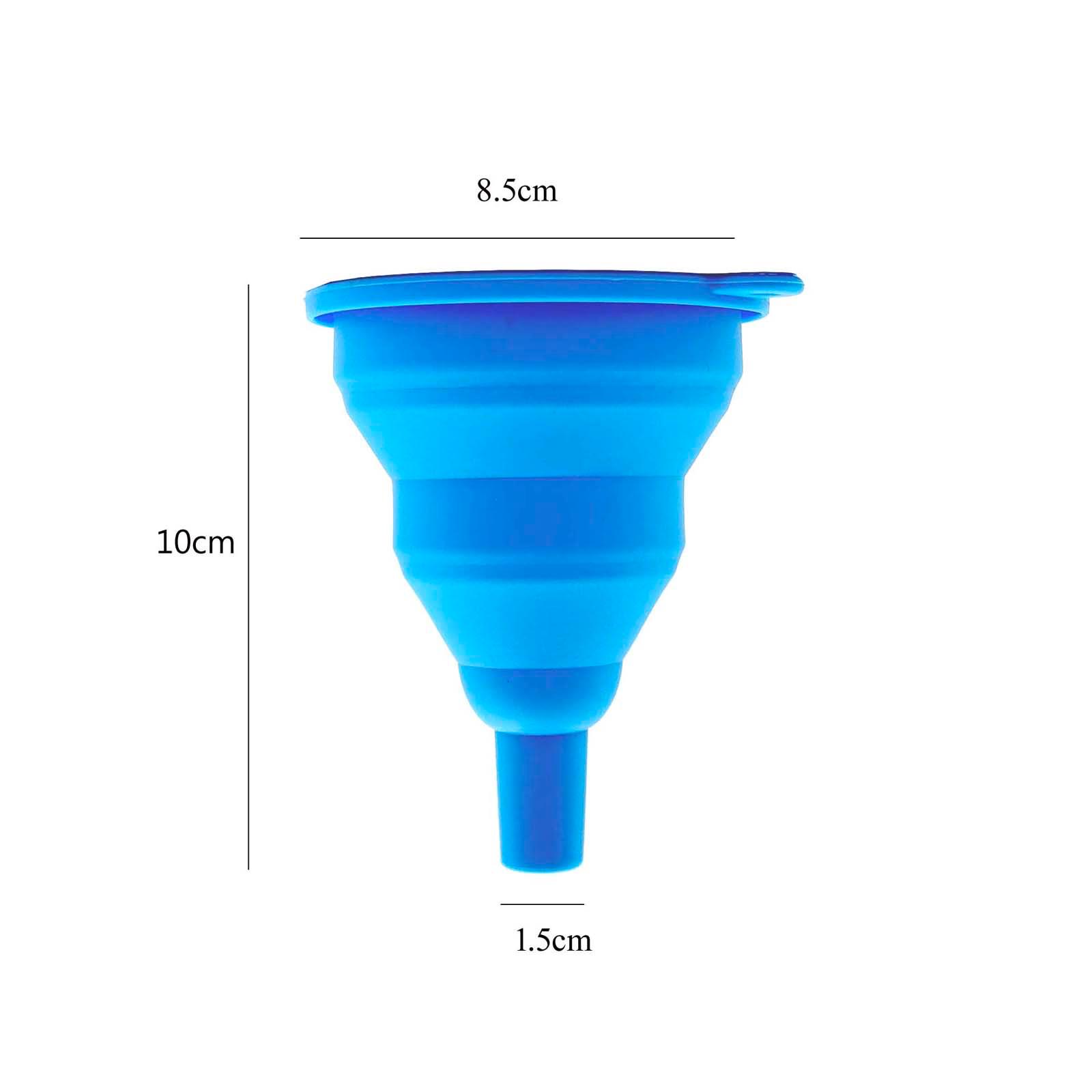 Entonnoir en silicone rétractable pliant dimensions