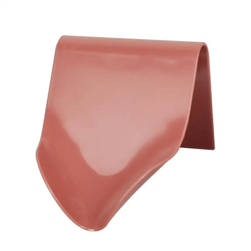 Porte-savon solide murale adhésif rouge