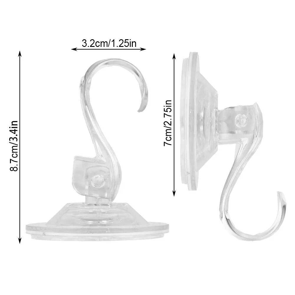 Crochets-ventouses-transparents-r-utilisables-lot-de-4-ou-8-pi-ces-pour-verre-douche-mur