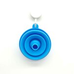Entonnoir en silicone rétractable pliant suspendu