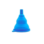 Entonnoir en silicone rétractable pliant