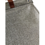 tissu gris panier corbeille suspendu grand