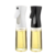 Spray en verre huile blanc et noir.