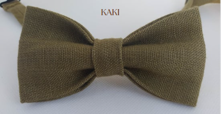NOEUD PAPILLON KAKI