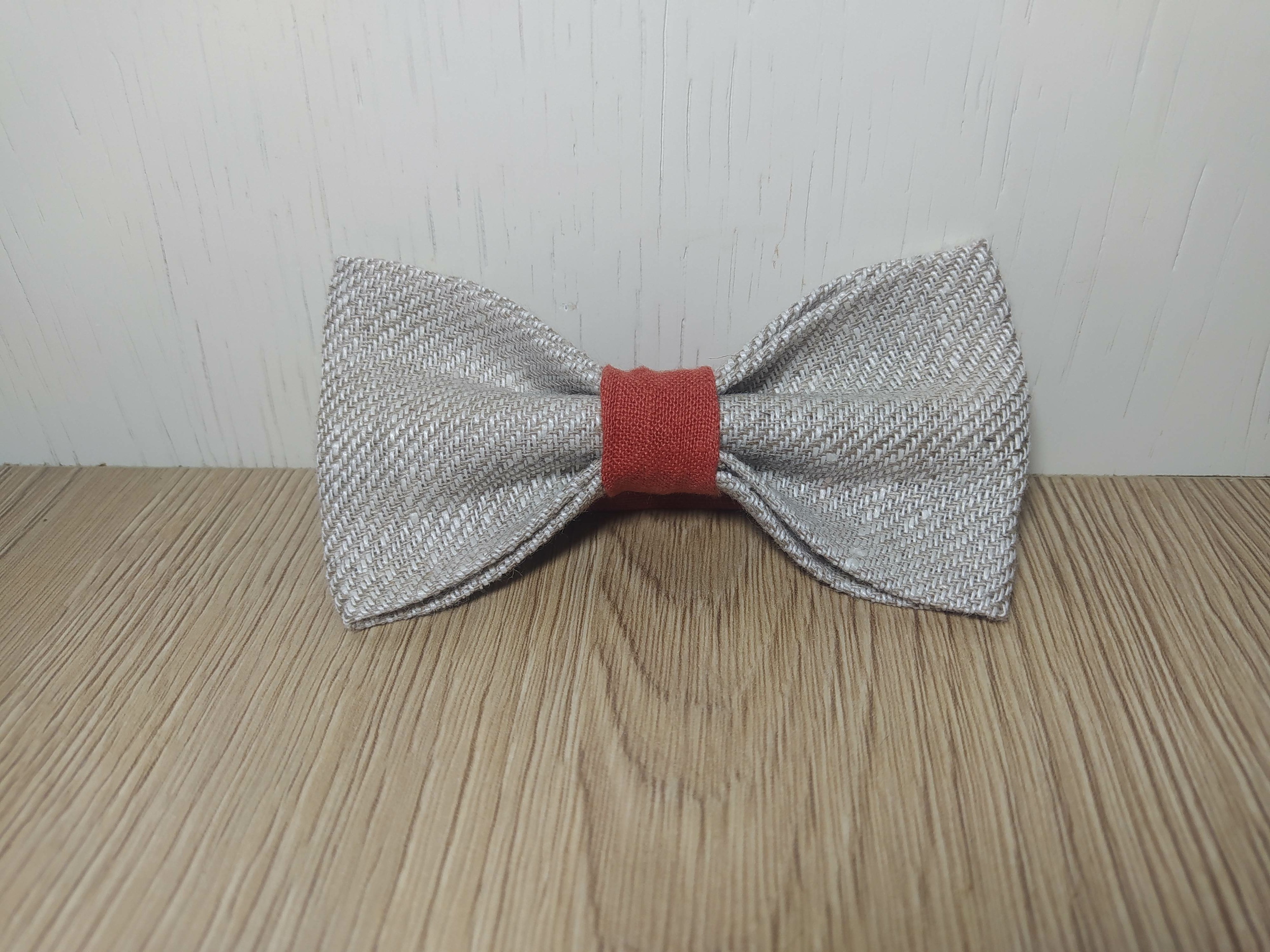 noeud papillon orange 1