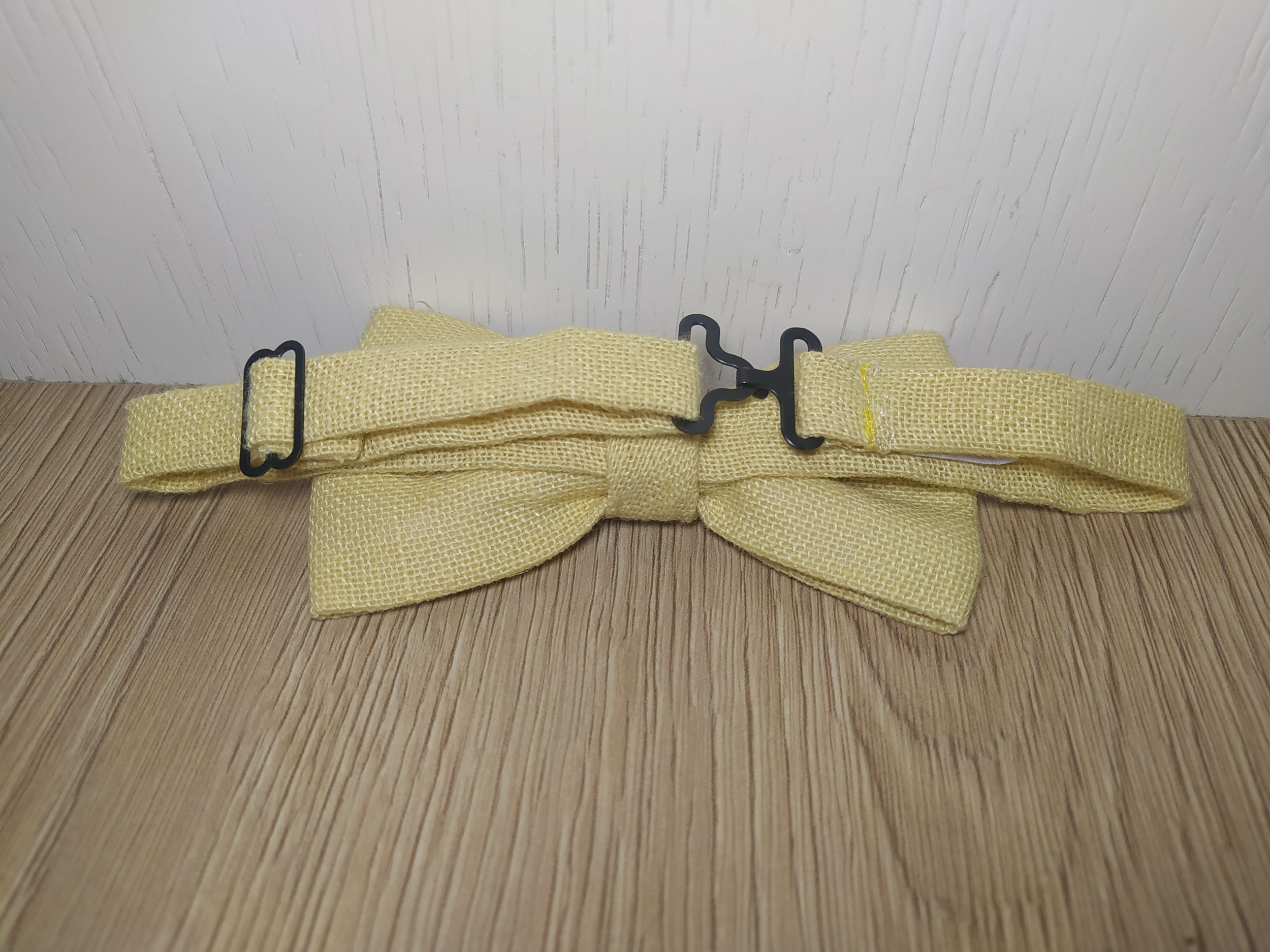 NOEUD PAPILLON JAUNE (2)