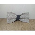 noeud papillon gris