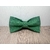 Noeud papillon en lin vert