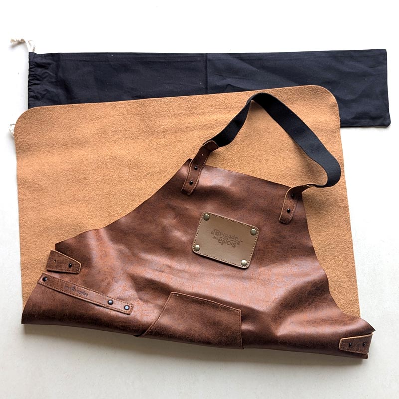 Tablier en cuir