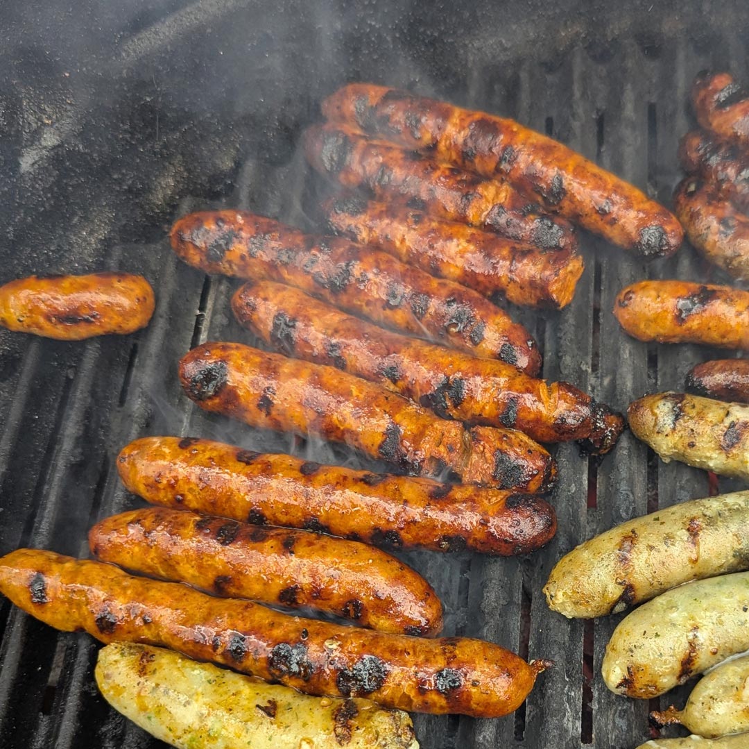 chorizo-en-cuisson-au-barbecue