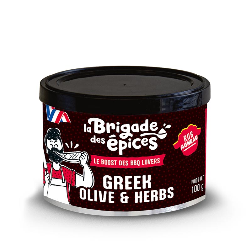 RUB Greek Olive ans herbs - Assaisonnement pour l'agneau