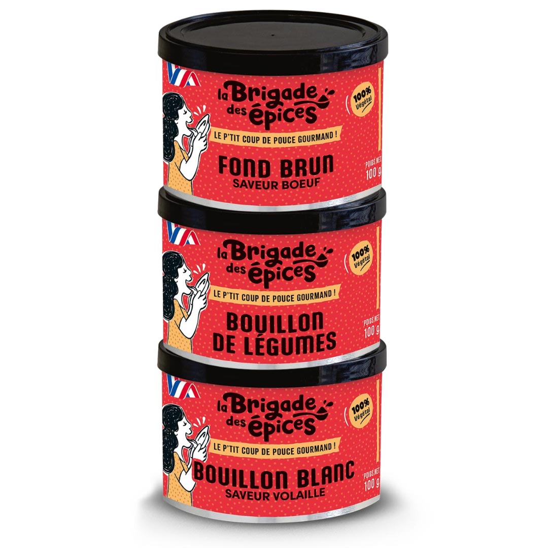 Lot de 3 Fonds & Bouillons