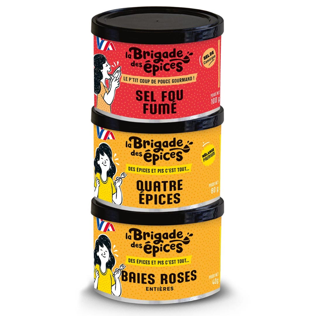 Assortiment d\'épices pour foie gras