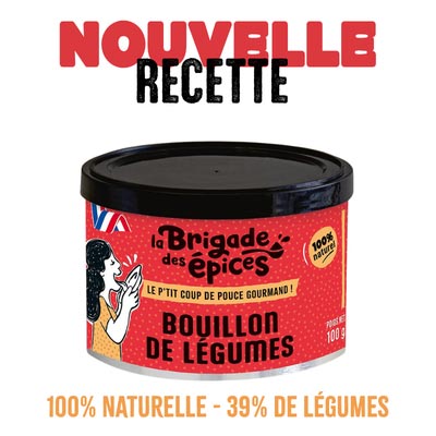NOUVEAUTÉ : Bouillon de légumes 100% Naturel