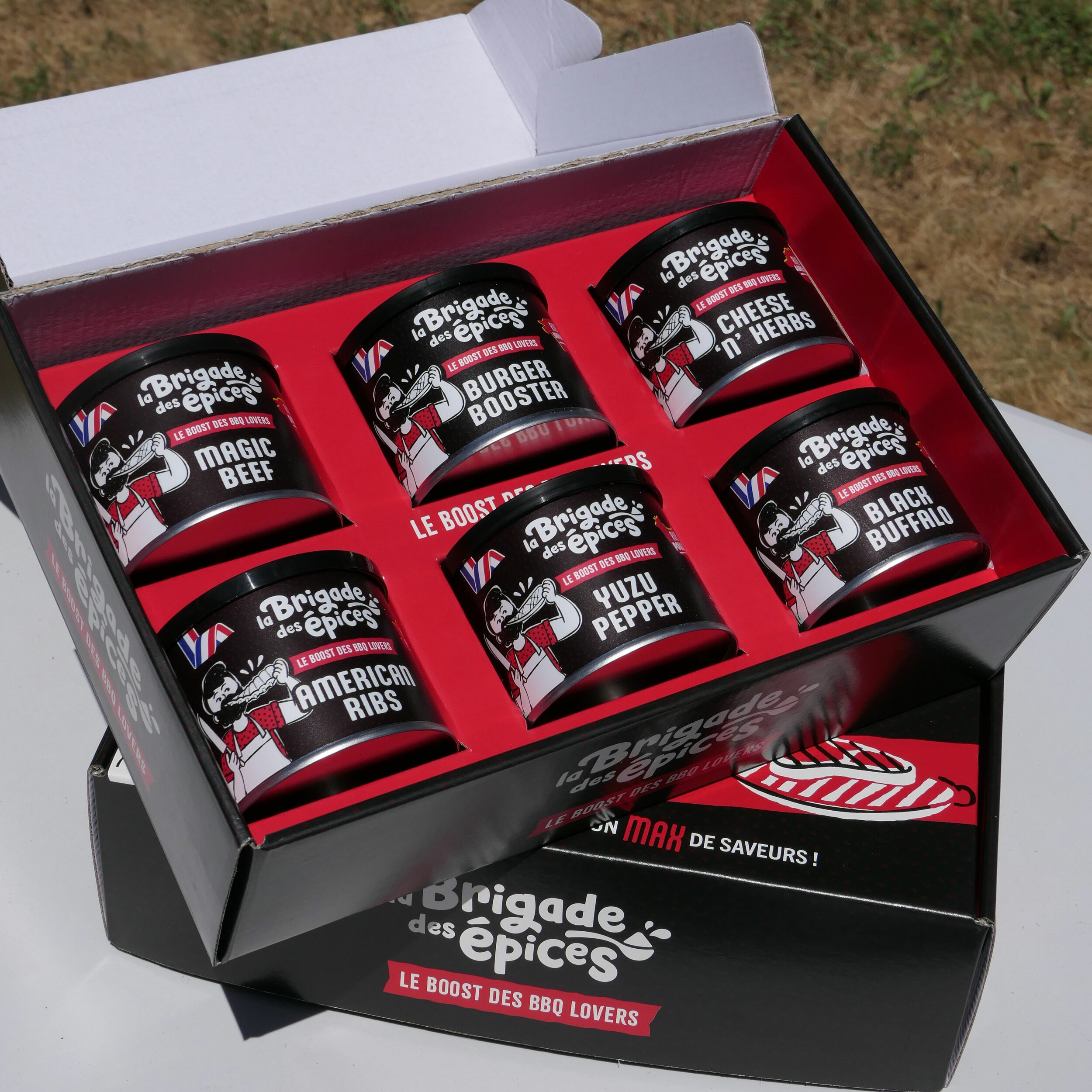 Coffret de 6 rub barbecue - À composer