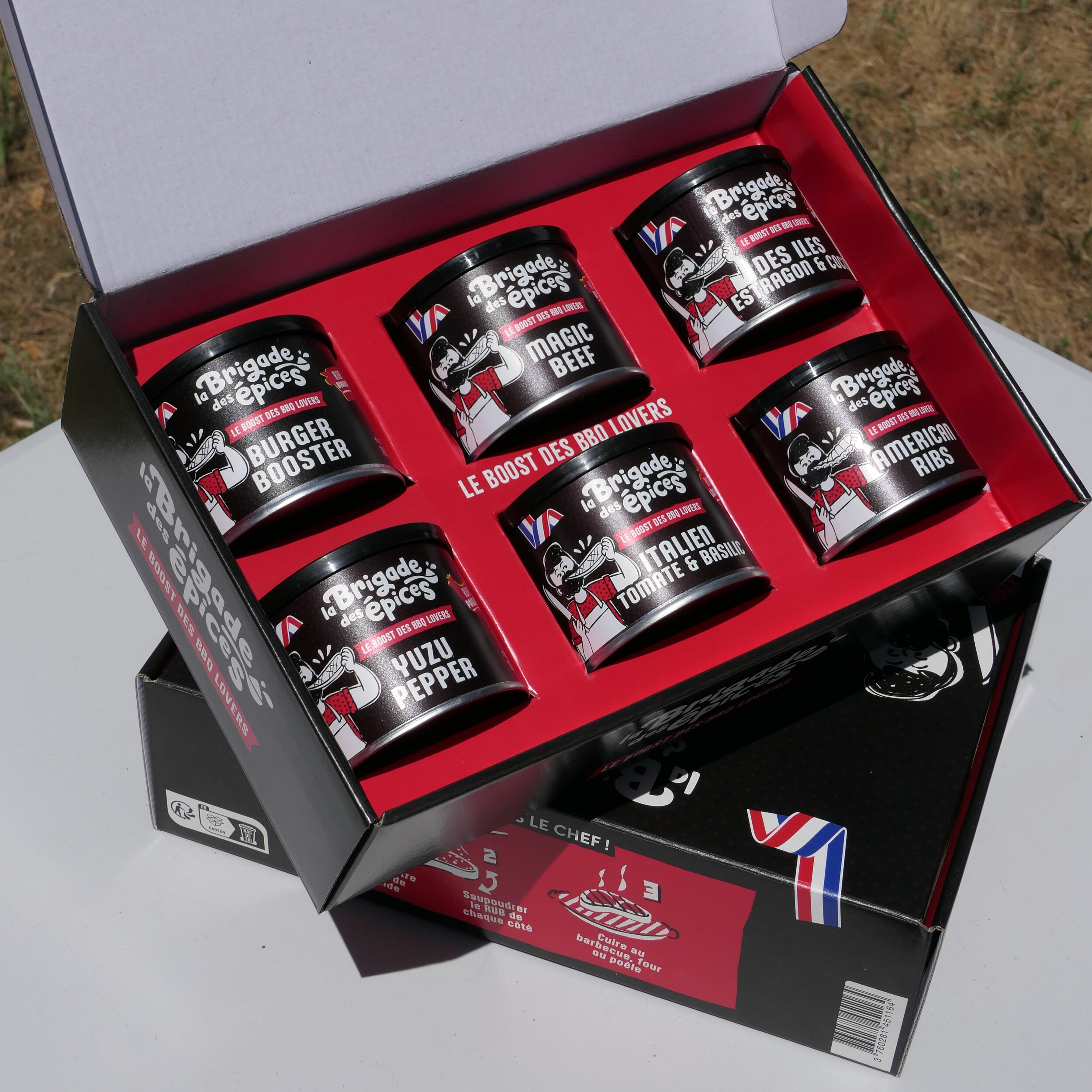 Coffret d\'épices Barbecue - 6 RUBS
