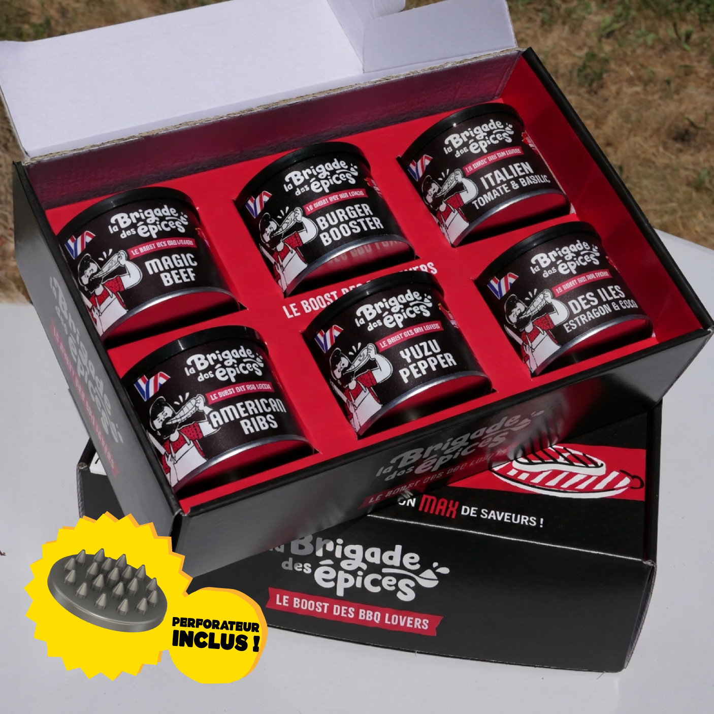 Coffret d\'épices Barbecue - 6 RUBS