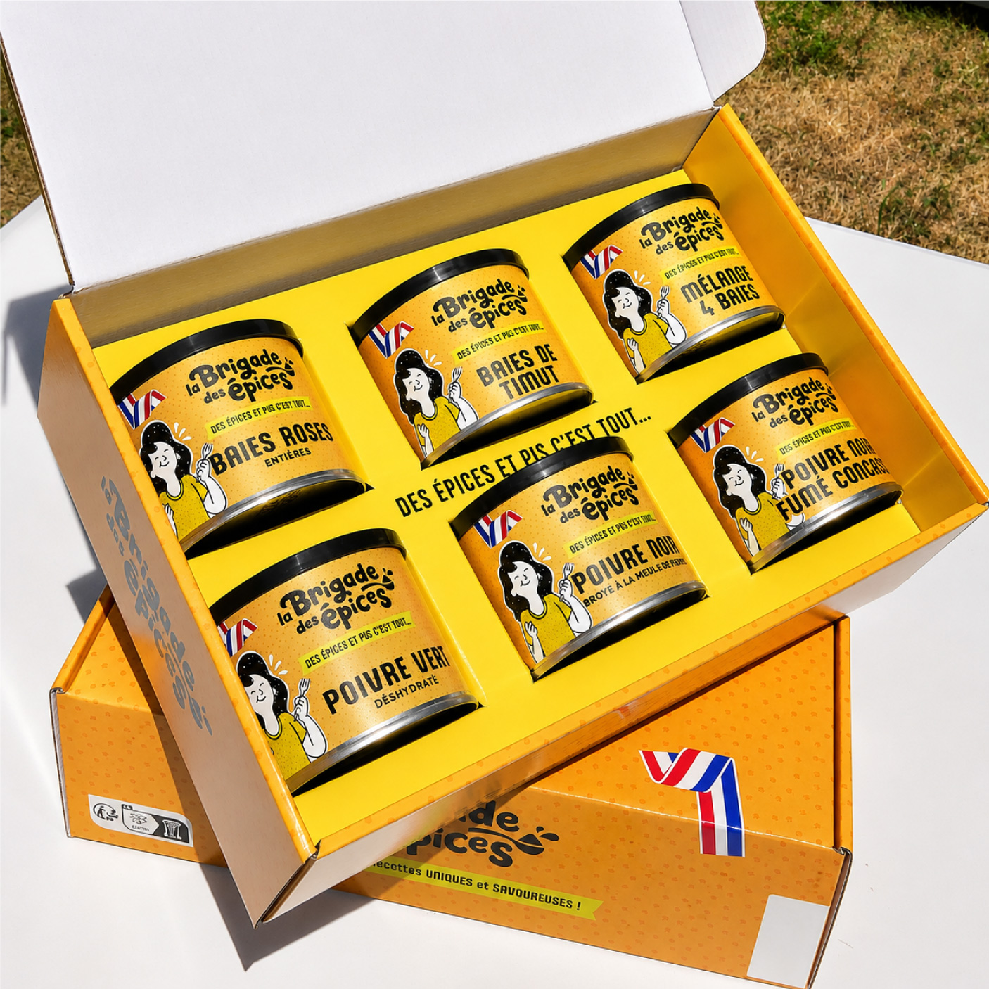 Coffret Poivres - Découverte 6 poivres d\'exception