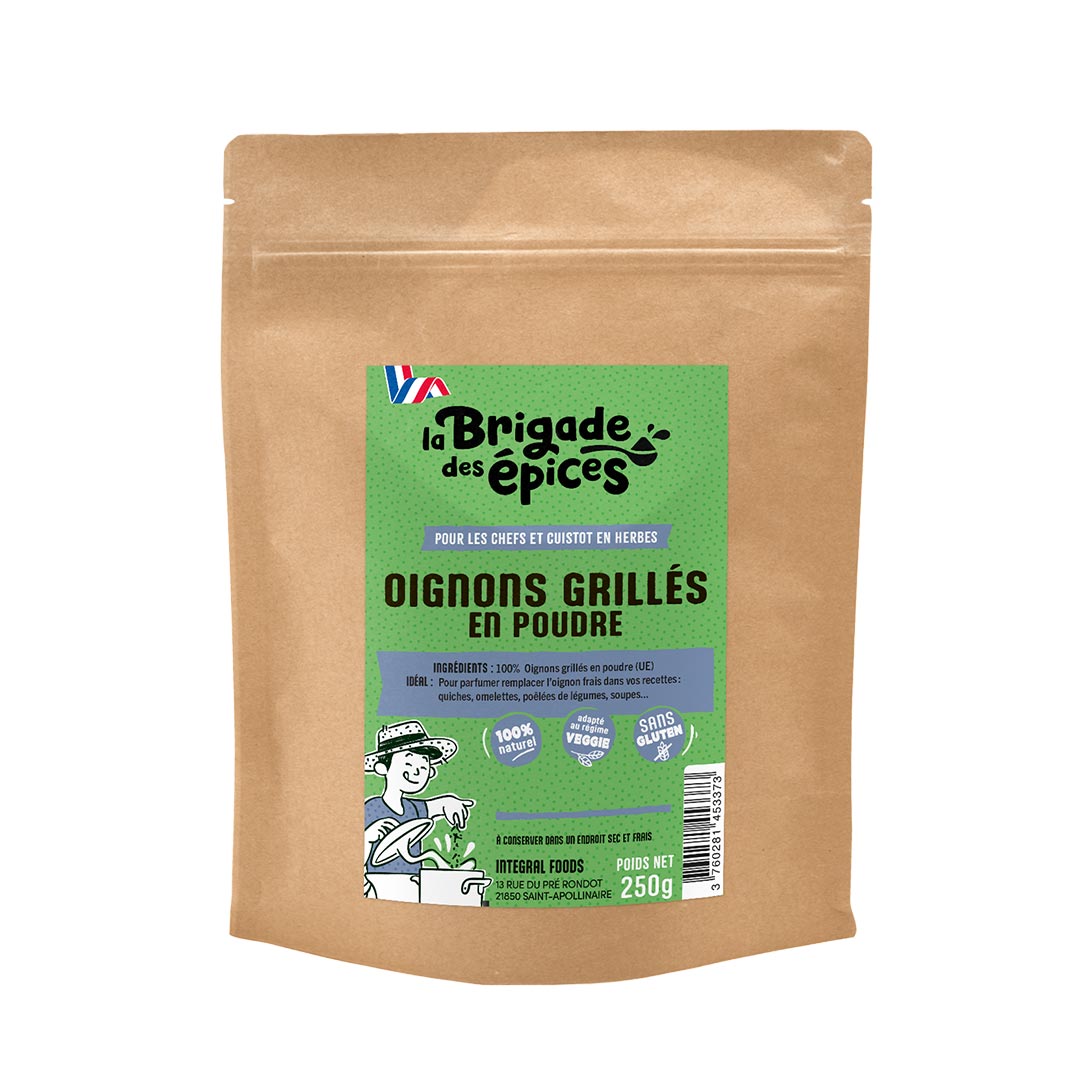 Oignons grillés en poudre
