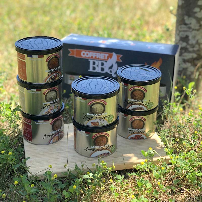 Assortiment de 7 RUB pour le barbecue