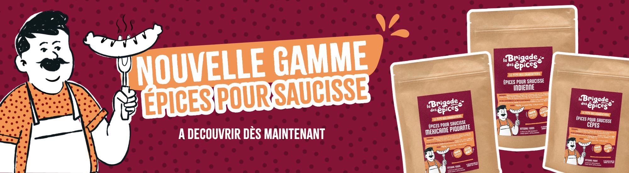 nouvelle gamme epices pour saucisse boyaux