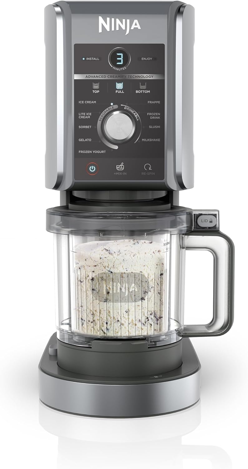 Nouvelle machine a glace Ninja CREAMi Deluxe Sorbetière : NC501EU