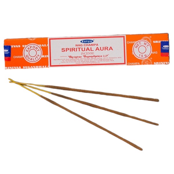 Satya Nag Champa Räucherstäbchen – 100% Natürlich, Handgerollt | Set Mit 3 Packungen à 15g | Ideal Für Meditation, Yoga & Entspannung
