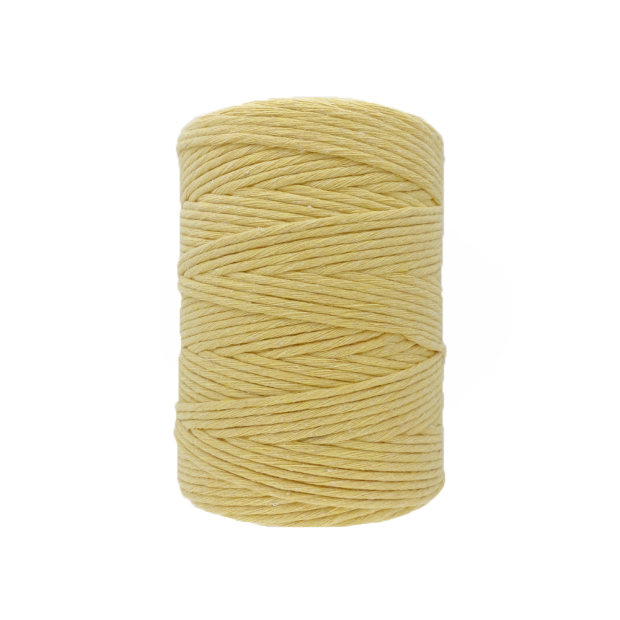 Fil coton Peigné VANILLE Macramé, 100% Français, 1KG